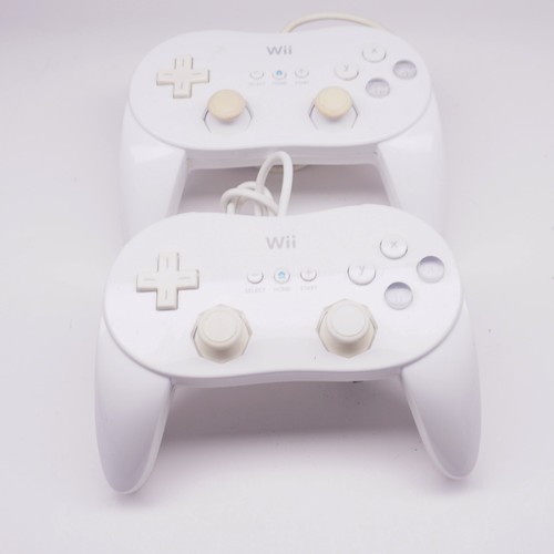 White nintendo wii classic - white,